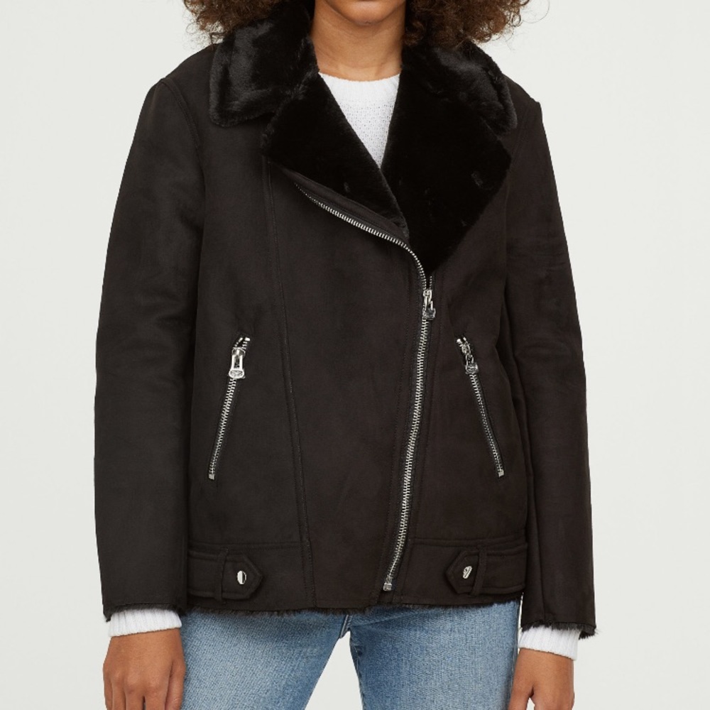 Shearling Moto Jacket